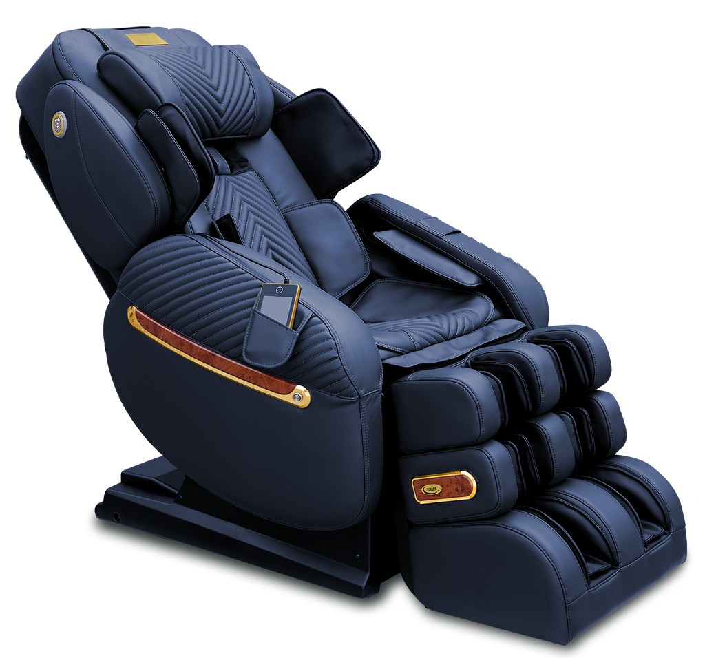 Black LURACO i9 MAX Plus Royal Edition with gold accents, plain-background view