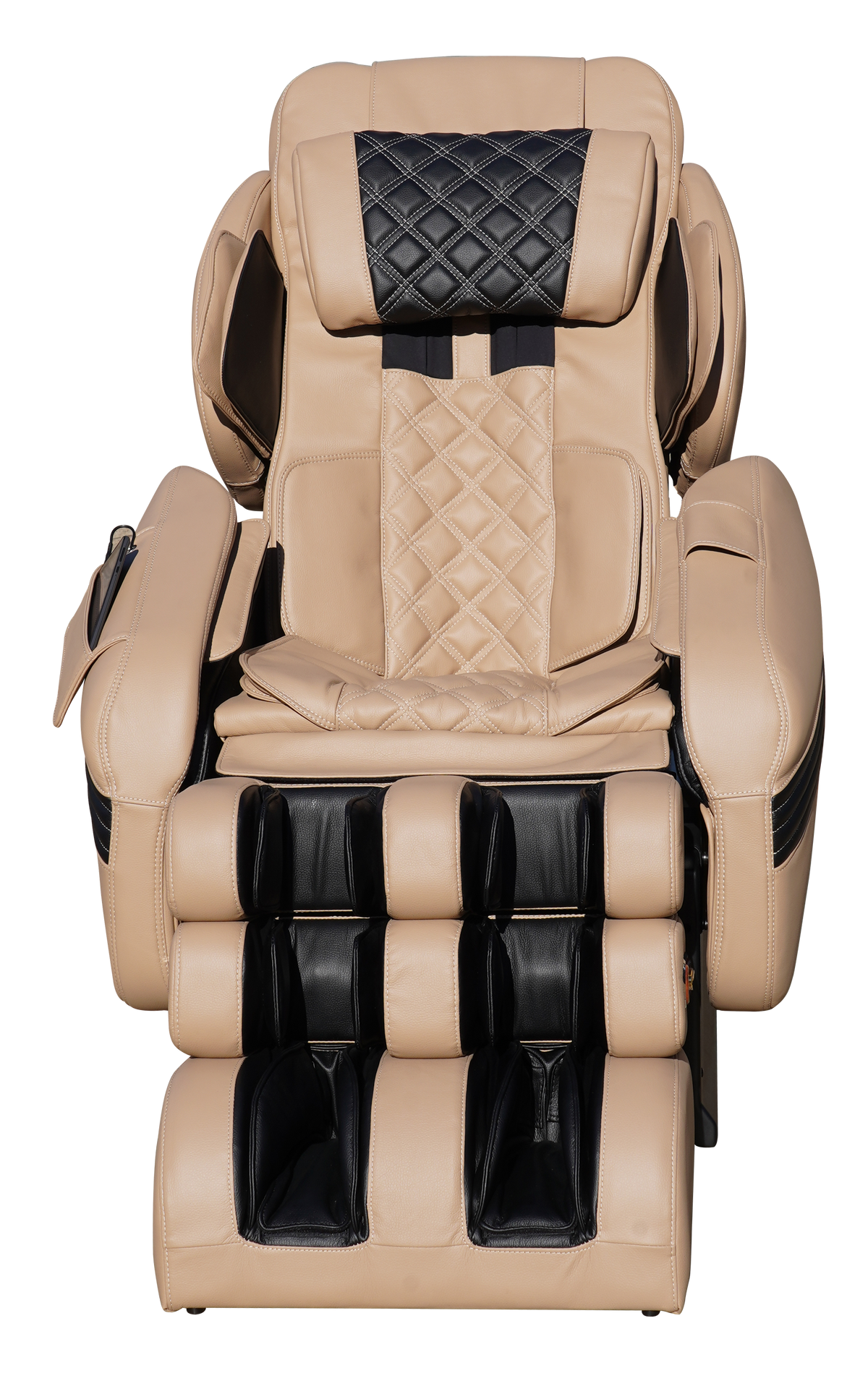LURACO Model 3 Hybrid SL massage chair in cream, front view